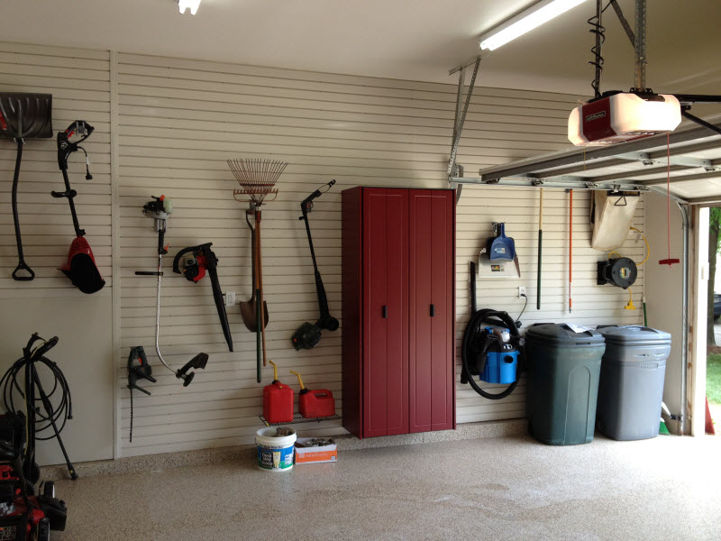 Hanover PA - Slatwall and a Garage Storage Cabinet